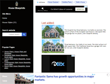 Tablet Screenshot of house-blueprints.net